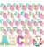 Chenille Letter Patches - Solid Color