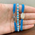 Bracelet Pack - Adjustable String Teal Light Blue